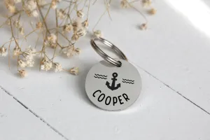 Anchor Stainless Steel Pet ID Tag