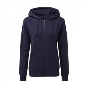 Asquith & Fox Womens/Ladies Zip-Through Organic Hoodie