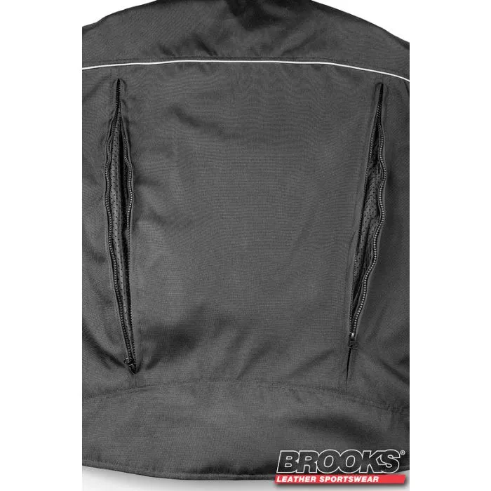 Brook's Sportswear Men's Black Textile Jacket