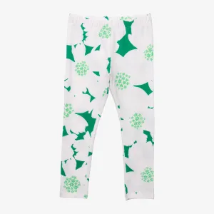 Girls' green leggings