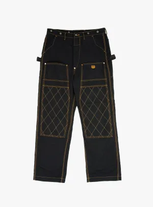 Light Canvas Lumber Pants Black