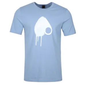 Moose Knuckles Augustine T-Shirt in Windy Blue