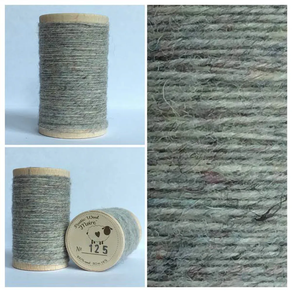 MOUSE GREY Hand Dyed Fat QUARTER Wool Fabric for Wool Applique and Rug Hooking