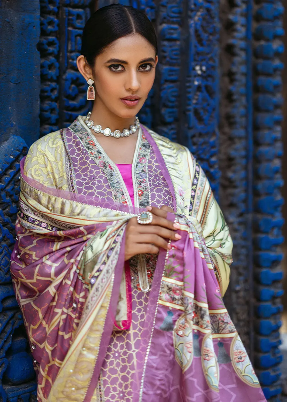 Nirvana Unstitched Silk Edit '24 by Mushq | Mauveine