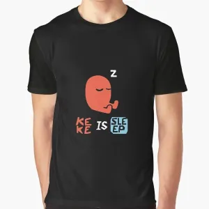 "Keke Is Sleep" Graphic T-Shirt - Baba Is You Puzzle Game