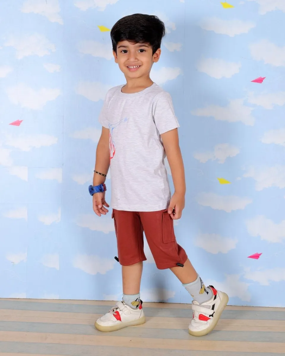 Skater Dude Boys T-Shirt and Cargo Set