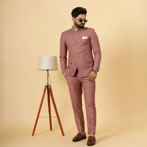 Traditional Rosewood Jodhpuri Suit | Perfect for Wedding and Casual wear|