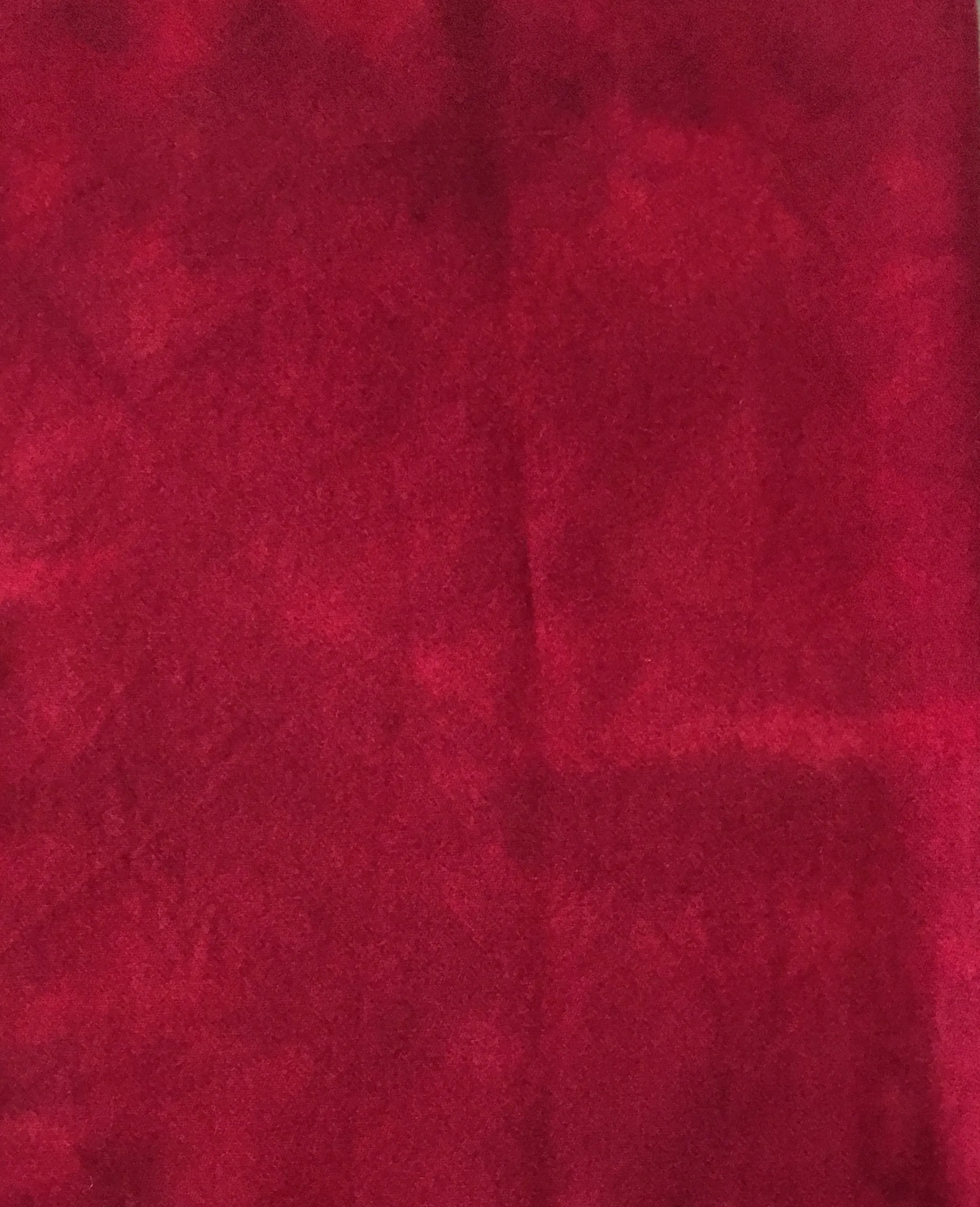 TURKEY RED Hand Dyed YARD Wool Fabric for Wool Applique and Rug Hooking